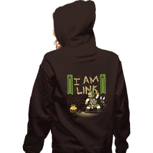 Load image into Gallery viewer, Shirts Zippered Hoodies, Unisex / Small / Dark Chocolate I Am Link
