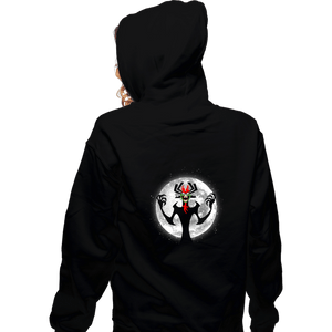 Shirts Zippered Hoodies, Unisex / Small / Black Moonlight Aku