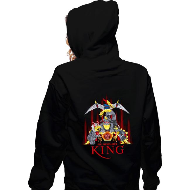 Secret_Shirts Zippered Hoodies, Unisex / Small / Black Me Grimlock, King