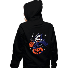 Load image into Gallery viewer, Shirts Zippered Hoodies, Unisex / Small / Black Felix The Cat
