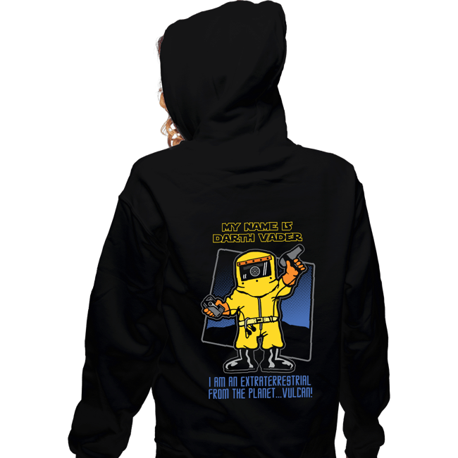 Secret_Shirts Zippered Hoodies, Unisex / Small / Black Vader From Vulcan