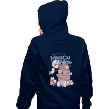 Load image into Gallery viewer, Shirts Pullover Hoodies, Unisex / Small / Navy Magicat Academy
