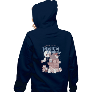 Shirts Pullover Hoodies, Unisex / Small / Navy Magicat Academy