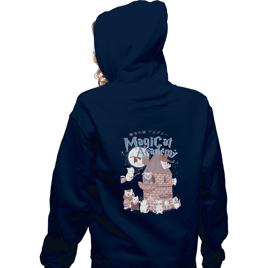 Shirts Pullover Hoodies, Unisex / Small / Navy Magicat Academy