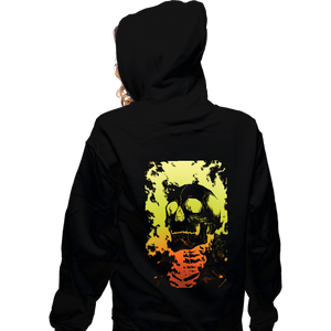 Shirts Zippered Hoodies, Unisex / Small / Black Riding Ghost