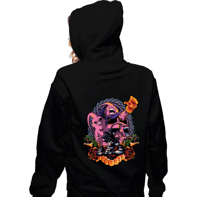 Shirts Zippered Hoodies, Unisex / Small / Black Buu Crest