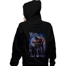 Load image into Gallery viewer, Shirts Zippered Hoodies, Unisex / Small / Black I&#39;ll Be Back To The Future
