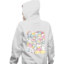 Load image into Gallery viewer, Daily_Deal_Shirts Zippered Hoodies, Unisex / Small / White Pastel Cats
