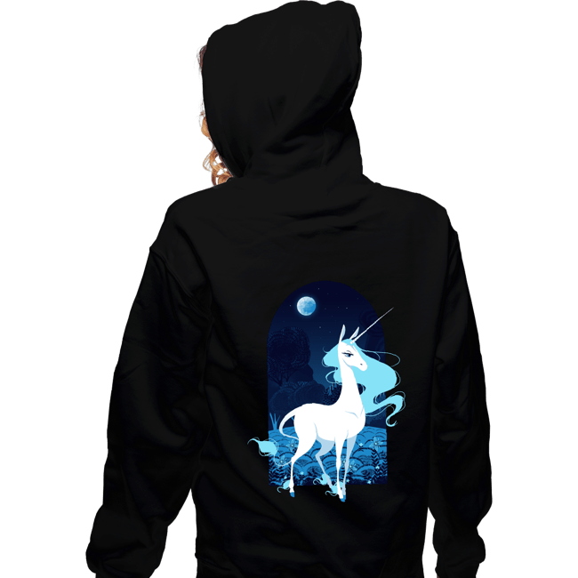 Secret_Shirts Zippered Hoodies, Unisex / Small / Black Last Unicorn Sale