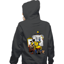 Load image into Gallery viewer, Daily_Deal_Shirts Zippered Hoodies, Unisex / Small / Dark Heather Snikt Portriat
