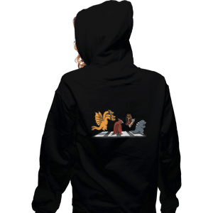 Shirts Zippered Hoodies, Unisex / Small / Black Kaiju Road