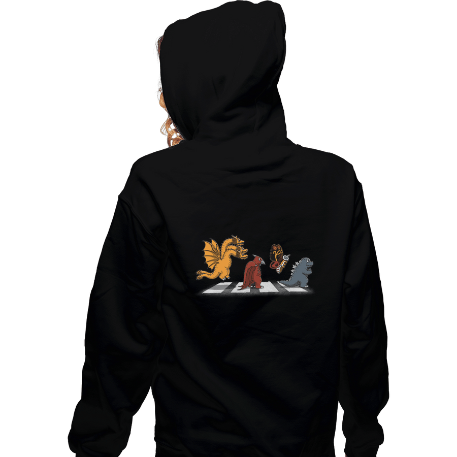 Shirts Zippered Hoodies, Unisex / Small / Black Kaiju Road