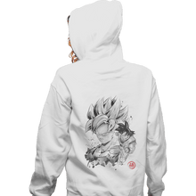 Load image into Gallery viewer, Shirts Pullover Hoodies, Unisex / Small / White Super Saiyan Warrior
