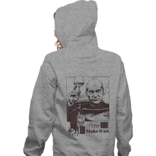 Load image into Gallery viewer, Secret_Shirts Zippered Hoodies, Unisex / Small / Sports Grey Picard Wine
