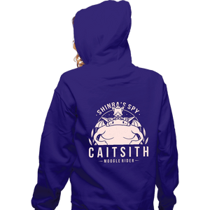 Shirts Zippered Hoodies, Unisex / Small / Violet Cait Sith