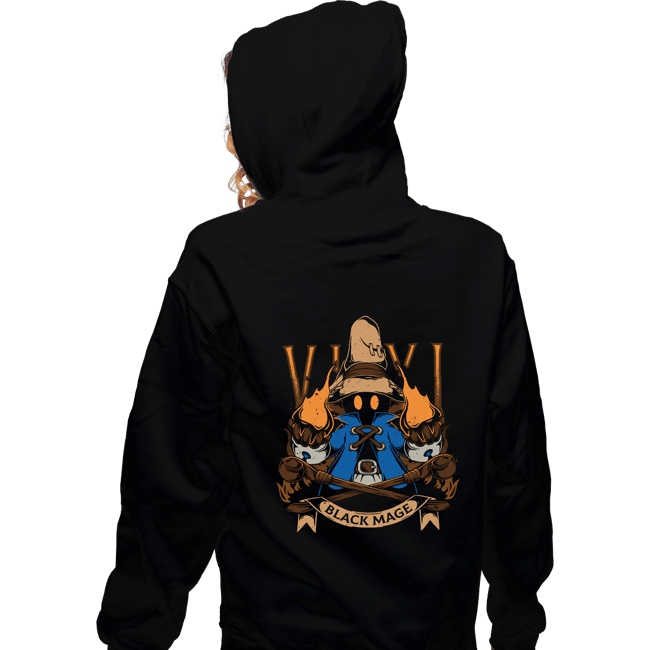 Shirts Zippered Hoodies, Unisex / Small / Black Vivi Black Mage