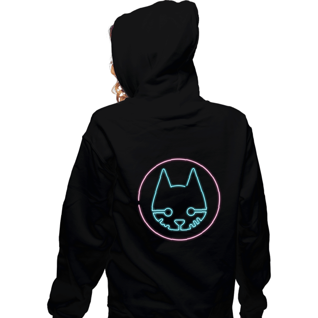 Daily_Deal_Shirts Zippered Hoodies, Unisex / Small / Black Neon Stray
