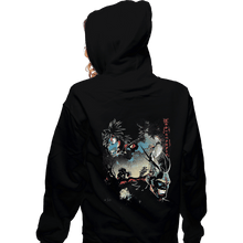 Load image into Gallery viewer, Shirts Zippered Hoodies, Unisex / Small / Black All For One
