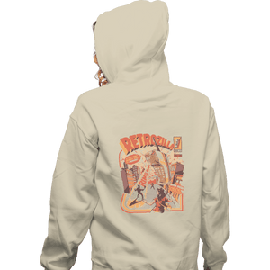 Shirts Pullover Hoodies, Unisex / Small / Sand Retro Phonezilla