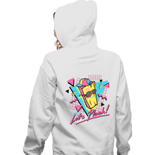 Load image into Gallery viewer, Daily_Deal_Shirts Zippered Hoodies, Unisex / Small / White Let&#39;s Plank!
