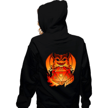 Load image into Gallery viewer, Daily_Deal_Shirts Zippered Hoodies, Unisex / Small / Black Themberchaud Dice
