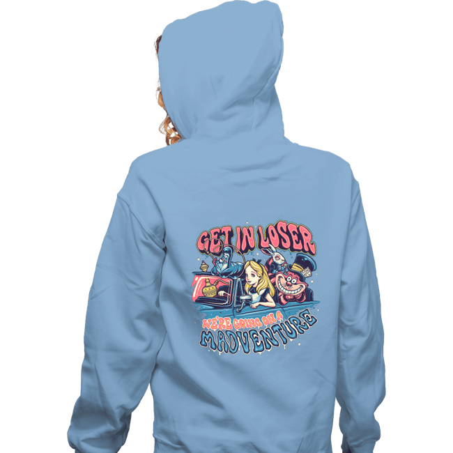 Daily_Deal_Shirts Zippered Hoodies, Unisex / Small / Royal Blue Madventure