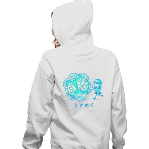 Shirts Zippered Hoodies, Unisex / Small / White Katamarie Damacy