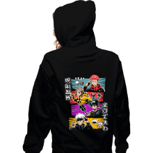 Load image into Gallery viewer, Secret_Shirts Zippered Hoodies, Unisex / Small / Black Lunch Time
