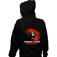 Load image into Gallery viewer, Daily_Deal_Shirts Zippered Hoodies, Unisex / Small / Black Double O Threat

