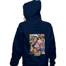 Load image into Gallery viewer, Shirts Pullover Hoodies, Unisex / Small / Navy Dark Tournament Clash Of Demons
