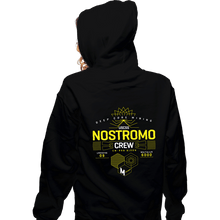 Load image into Gallery viewer, Shirts Zippered Hoodies, Unisex / Small / Black USCSS Nostromo Crew
