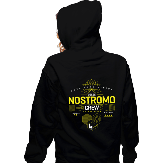 Shirts Zippered Hoodies, Unisex / Small / Black USCSS Nostromo Crew
