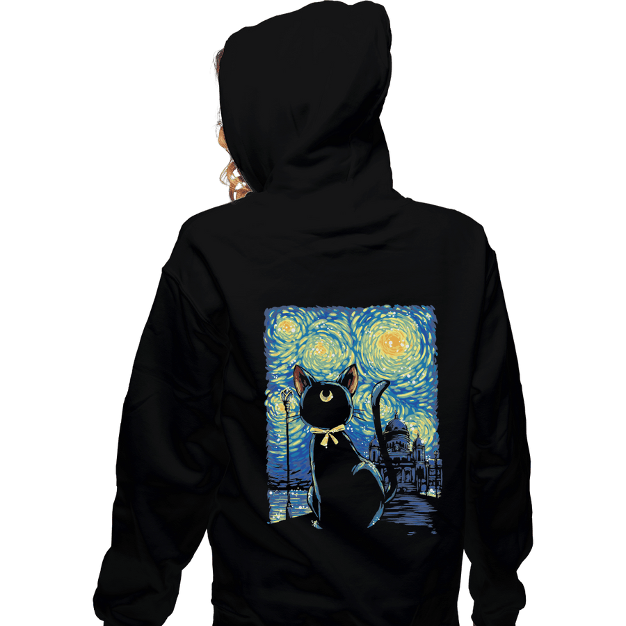 Shirts Zippered Hoodies, Unisex / Small / Black Claire De Lune