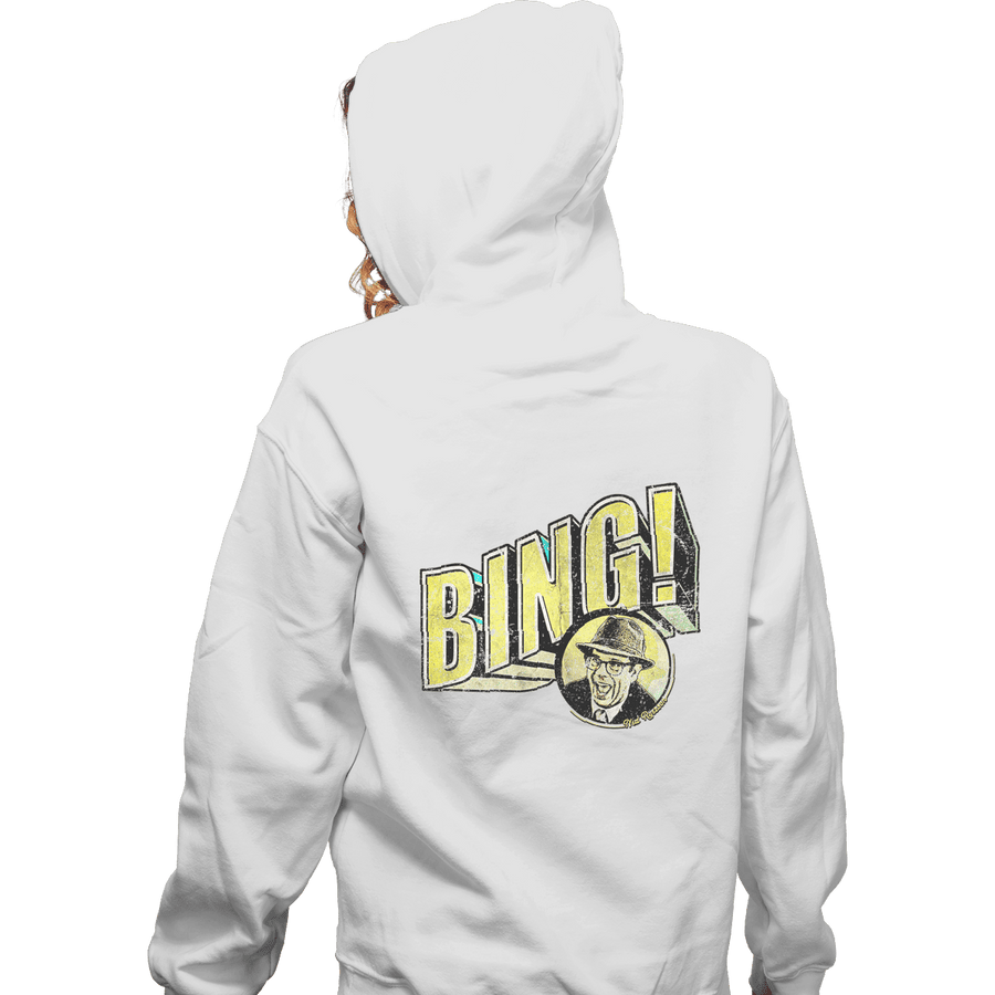Shirts Zippered Hoodies, Unisex / Small / White Bing