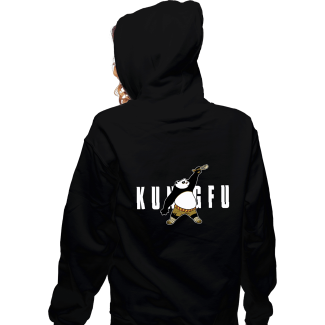 Daily_Deal_Shirts Zippered Hoodies, Unisex / Small / Black Air Panda