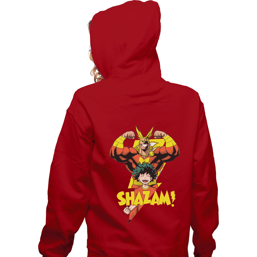 Shirts Zippered Hoodies, Unisex / Small / Red SHAZAM