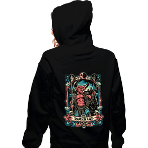 Daily_Deal_Shirts Zippered Hoodies, Unisex / Small / Black The Darkness Crest