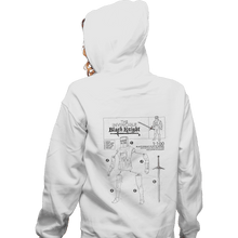 Load image into Gallery viewer, Shirts Zippered Hoodies, Unisex / Small / White The Invincible Black Knight
