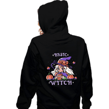 Load image into Gallery viewer, Secret_Shirts Zippered Hoodies, Unisex / Small / Black Basic Witch Season.
