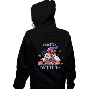 Secret_Shirts Zippered Hoodies, Unisex / Small / Black Basic Witch Season.
