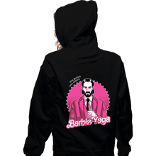 Load image into Gallery viewer, Daily_Deal_Shirts Zippered Hoodies, Unisex / Small / Black Barbie Yaga
