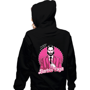 Daily_Deal_Shirts Zippered Hoodies, Unisex / Small / Black Barbie Yaga