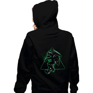 Shirts Zippered Hoodies, Unisex / Small / Black Cosmic Retro Link