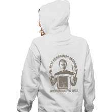Load image into Gallery viewer, Shirts Zippered Hoodies, Unisex / Small / White Data Plan
