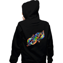 Load image into Gallery viewer, Daily_Deal_Shirts Zippered Hoodies, Unisex / Small / Black Mobius Kart
