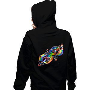 Daily_Deal_Shirts Zippered Hoodies, Unisex / Small / Black Mobius Kart