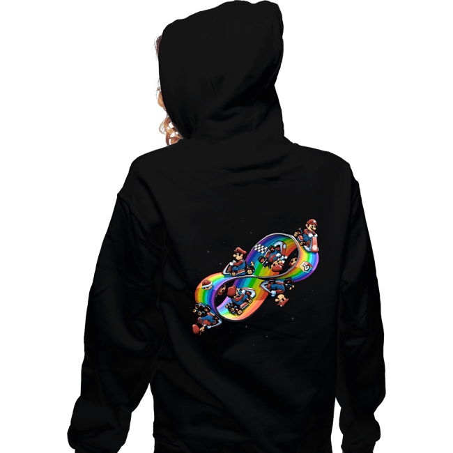 Daily_Deal_Shirts Zippered Hoodies, Unisex / Small / Black Mobius Kart