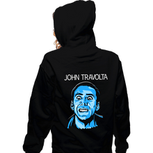 Load image into Gallery viewer, Daily_Deal_Shirts Zippered Hoodies, Unisex / Small / Black John Travolta

