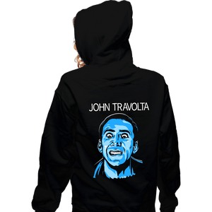 Daily_Deal_Shirts Zippered Hoodies, Unisex / Small / Black John Travolta