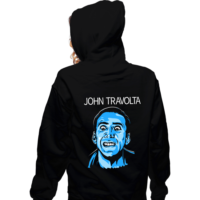 Daily_Deal_Shirts Zippered Hoodies, Unisex / Small / Black John Travolta